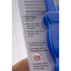 Nix Premium Metal Two-Sided Lice Comb, Metal Comb for Head Lice Treatment