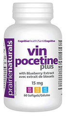 Prairie Naturals Vinpocetine with Blueberry Softgel, 60 Count