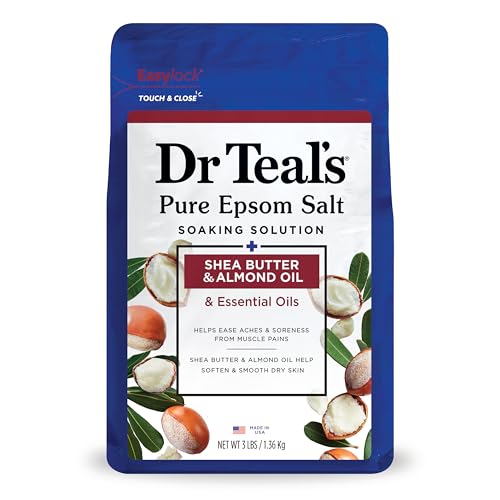 Dr Teal's Shea Butter & Almond Oil Epsom Salt, 1.36 kilogram