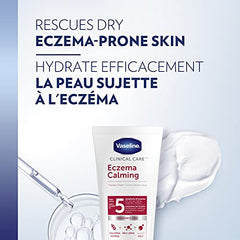 Vaseline Clinical Care Body Cream lotion for eczema prone skin Eczema Calming Therapy Cream with Colloidal Oatmeal Skin Protectant to provide instant relief for dry, itchy skin 200 ml