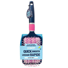 Conair® Quick Smooth De-Poof Paddle Brush for Women, Men All Hair Types-Lengths and Everyday Brushing (55814WC-4CT)