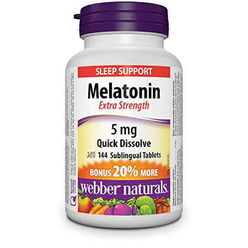 Melatonin Extra Strength 5 mg Quick Dissolve