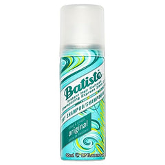 Batiste Dry Shampoo Spray, Original Scent, Mini Size, Refresh Hair and Absorb Oil Between Washes, Waterless Shampoo for Added Hair Texture and Body, 50-ml Travel Size