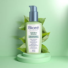 Biore Clean Detox Moisturizer, for Normal to Combination Skin, 100mL