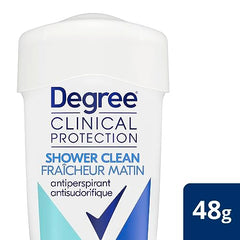 Degree Clinical Protection Antiperspirant Stick Deodorant for Women for 72H Sweat & Odour Protection Shower Clean with advanced technology 48 g