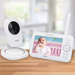 VTech 5" Video Baby Monitor with Night Vision and Two-Way Communication, White