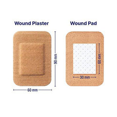 Elastoplast Flexible Fabric XXL Adhesive Bandages, 5 Strips, beige | Larger Pad for Better Coverage | Extra Flexible | Adapts to all your movements | Strong Adhesion | Breathable Material | Water-repellent | Bacteria Shield | Latex Free