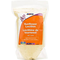 NOW Sunflower Lecithin Powder, Non-Gmo, 454g