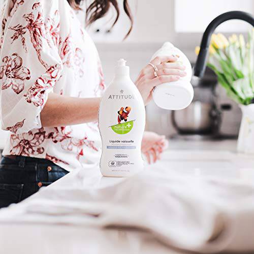 ATTITUDE Nature + Dishwashing Liquid Green Apple & Basil - Zecoya