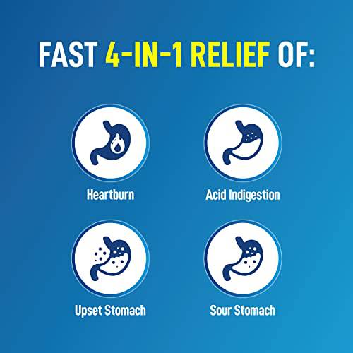 Alka-Seltzer Antacid Heartburn Relief Effervescent Tablets - Extra Strength Antacid Tablets For Heartburn And Upset Stomach Relief, Contains Sodium Bicarbonate And Citric Acid, 3x24 Tablets (72)