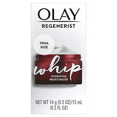 Olay Regenerist Whip Hydrating Face Cream, Face Moisturizer with Vitamin B3, Niacinamide, Trial Size, 15 Milliliters