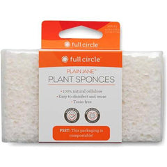 Full Circle Plain Jane Plant Sponges 3Pk