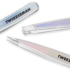 Tweezerman Winter Frost Micro Mini Slant & Point Tweezer Set