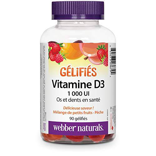 Vitamin D3 Gummies 1000 IU Mixed Berry · Peach