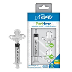 Dr. Brown's Pacidose Liquid Medicine Dispenser, Combo Sizes 0-6 months and 6-18+ months, White