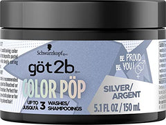 Schwarzkopf Got2b Color Pop Semi Permanent Hair Color, Silver, 150ml