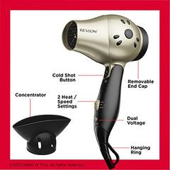 Revlon 1875W Compact Travel Hair Dryer