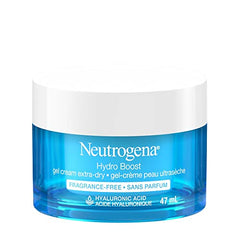 Neutrogena Hydro Boost Face Moisturizer with Hyaluronic Acid for Extra Dry Skin, Fragrance Free, Oil-Free, Non-Comedogenic Gel Cream Face Lotion, 47mL