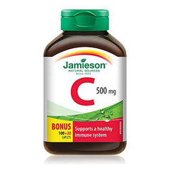 Jamieson Vitamin C 500 mg, 120 Count (Pack of 1)