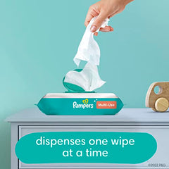 Pampers Baby Wipes Multi-Use Fragrance Free 1X Pop-Top Packs 56 Count