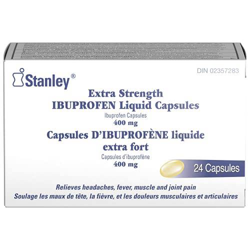 Stanley Pharmaceuticals Extra Strength Ibuprofen Liquid Capsules 400mg 24 count