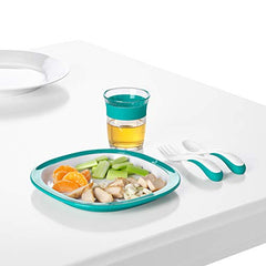 OXO Tot Fork and Spoon Training Set, Teal