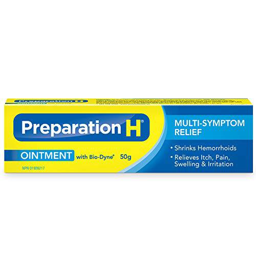 Preparation H® Ointment (50 g) with Bio-Dyne®, Multi-Symptom Hemorrhoid Pain Relief