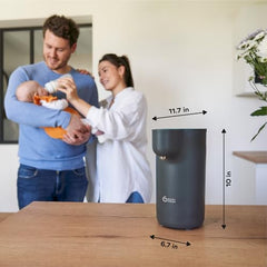 Babymoov Instant Baby Bottle Prep - Automatic Water Warmer & Dispenser for Fast & Easy Baby Formula Bottles (Stainless Steel Tank