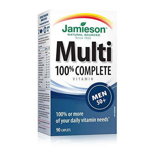 Men 50+ 100% Complete Multivitamin Caplets - Zecoya