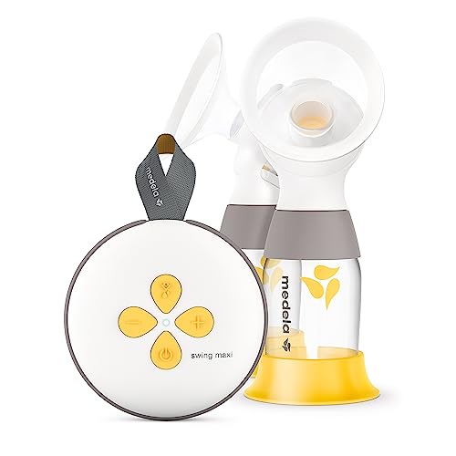 Medela Breast Pump | Swing Maxi Double Electric | Portable Breast Pump | USB-C Rechargeable | Bluetooth | Closed System