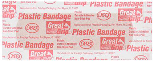 Medi-First 60033 Plastic Strip Bandage, 1-Inch by 3-Inch, 100 Per Box