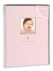 Little Blossoms by Pearhead Little Blossoms Sweet Welcome Keepsake Baby Memory Book, Pink