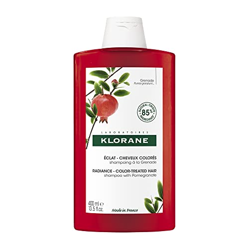 Klorane - Shampoo with Pomegranate - Radiance, colour-protecting - Colour-treated hair, silicone & sulfate-free - 400ml