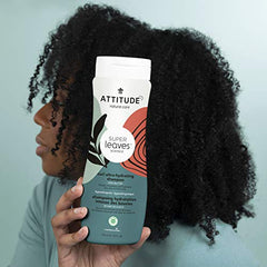 ATTITUDE Curl Ultra-Hydrating Shampoo for Coily and Curly Hair, EWG Verified, Plant- and Mineral-Based Ingredients, Vegan and Cruelty-free, Shea Butter, 473 ml