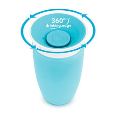 Munchkin 2 Pack Miracle 360⁰ 10oz Sippy Cup/Blue and Green