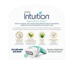 Schick Intuition Women's Naturals Sensitive Care Vitamin E & Aloe Razor Refills - Zecoya