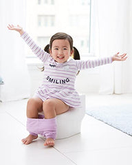 Skip Hop Potty Training Toilet with Easy Clean Coating & Baby Wipes Holder, White