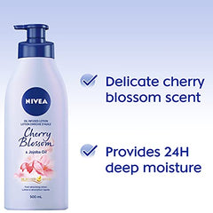 NIVEA Oil-Infused Cherry Blossom & Jojoba Oil Body Lotion, 500ml