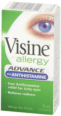 Visine Antihistamine Advance Allergy Eye Drops, 15 ml