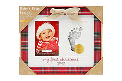 Kate & Milo Plaid Print Keepsake Holiday Frame Photo Frame, Baby’s First Christmas Picture Frame, My First Christmas 2021