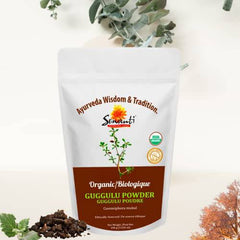 Sewanti Organic Guggulu Powder, NPN 80093757 100g (Rejuvenative Tonic)