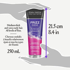 John Frieda Frizz Ease Forever Smooth Shampoo with Anti-Frizz Immunity Complex (250 mL)