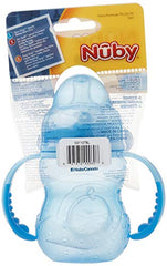 Nuby Wide Neck 3 Stage Bottle 8oz Blue