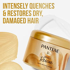 Pantene Hair Mask, Deep Conditioning Hair Mask for Dry Damaged Hair, Miracle Rescue, 190 mL Bronze,1