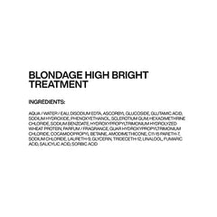 Redken Blondage High Bright Pre Treatment, Brightens and Lightens Color-Treated and Natural Blonde Hair Instantly, Infused with Vitamin C,250 ml.