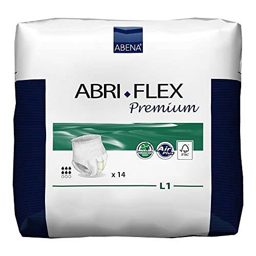 Abena Abri-flex Premium Protective Underwear, L1, 14 Count