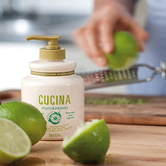 Cucina Hand Care Duo by Fruits & Passion - Sea Salt and Amalfi Lemon - 200 ml Hand Soap & 150 ml Hand Cream