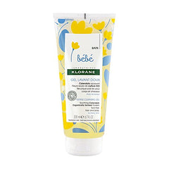 Klorane - Baby Gentle Cleansing Gel with Calendula - Hair and Body - Infant & Baby from birth - Biodegradable - 200ml