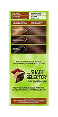 Garnier Nutrisse Ultra Color, Permanent Hair Dye, 500 Medium Brown, Vibrant Colour, Silky and Smooth Hair Enriched With Avocado Oil, 1 Application