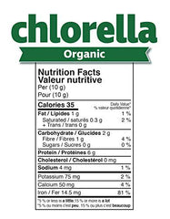 Prairie Naturals Organic chlorella powder 200 gram